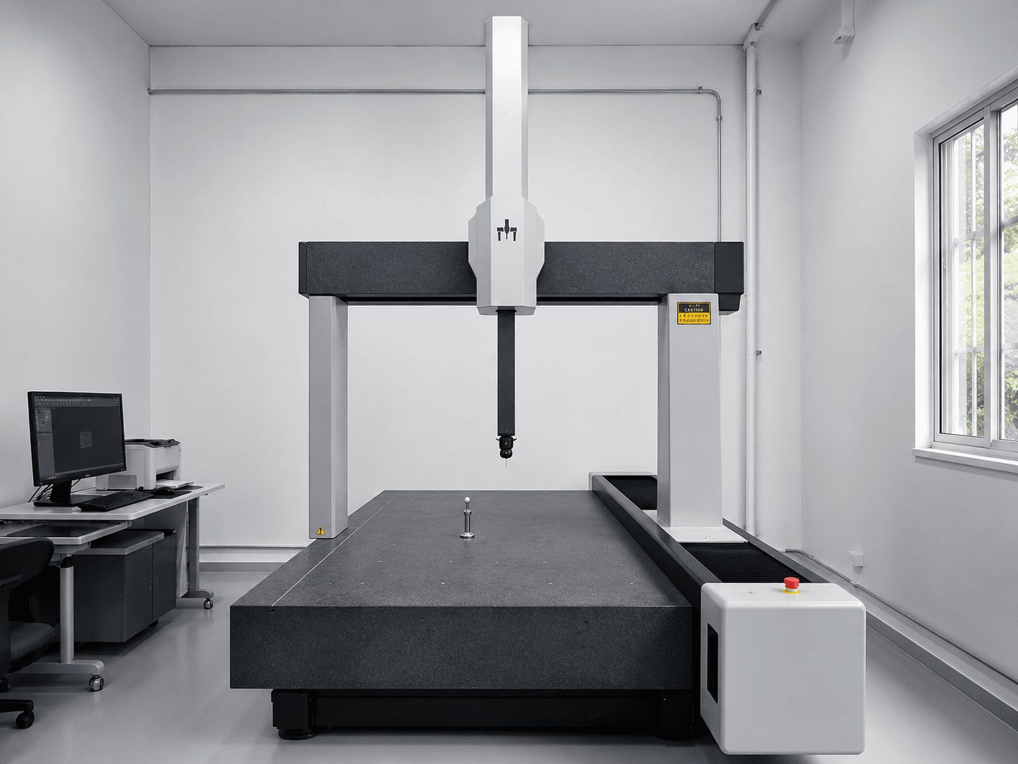 PeakMerit bridge CMM in a metrology room