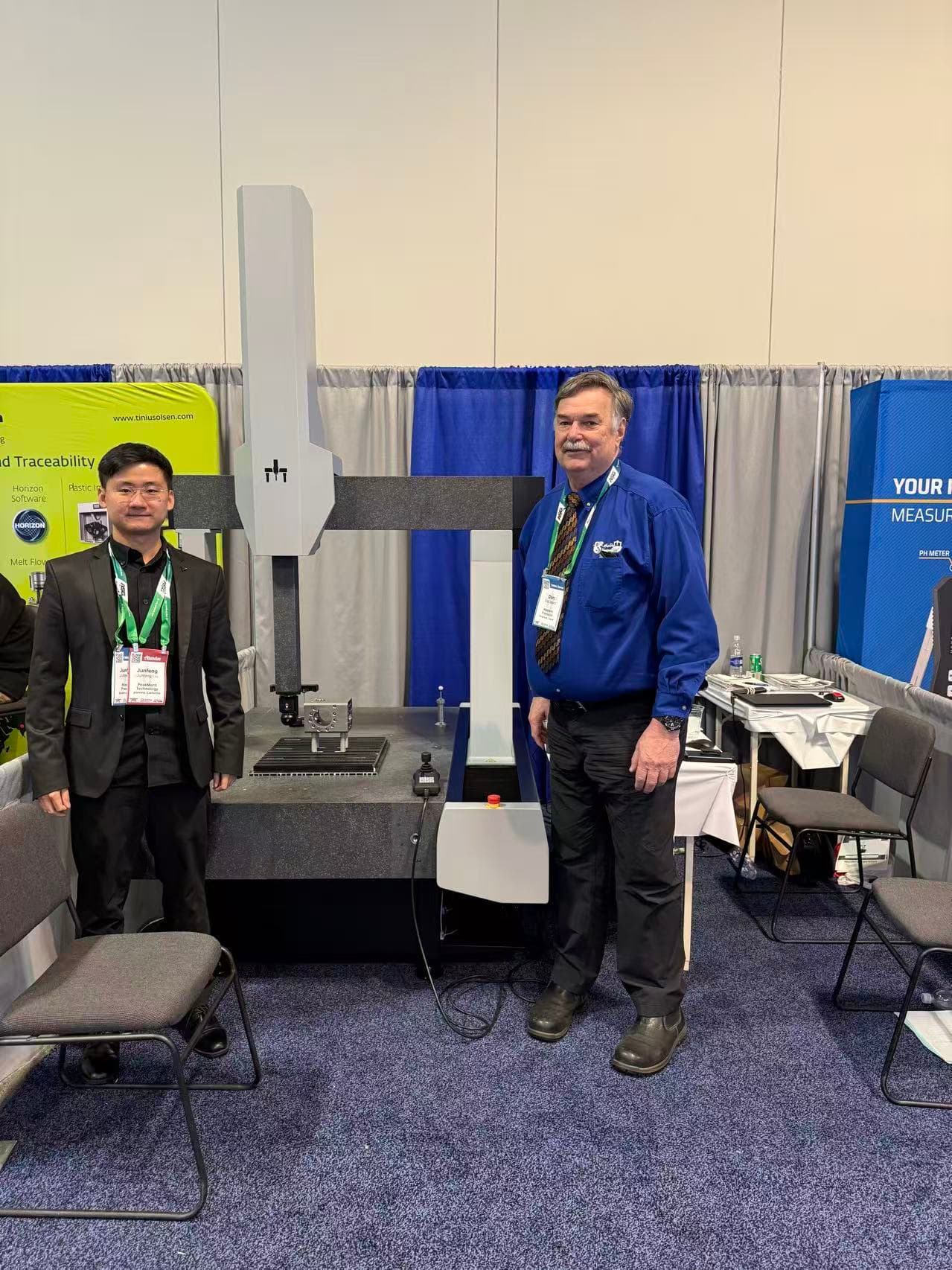 PeakMerit CMM display at The Quality Show 2025